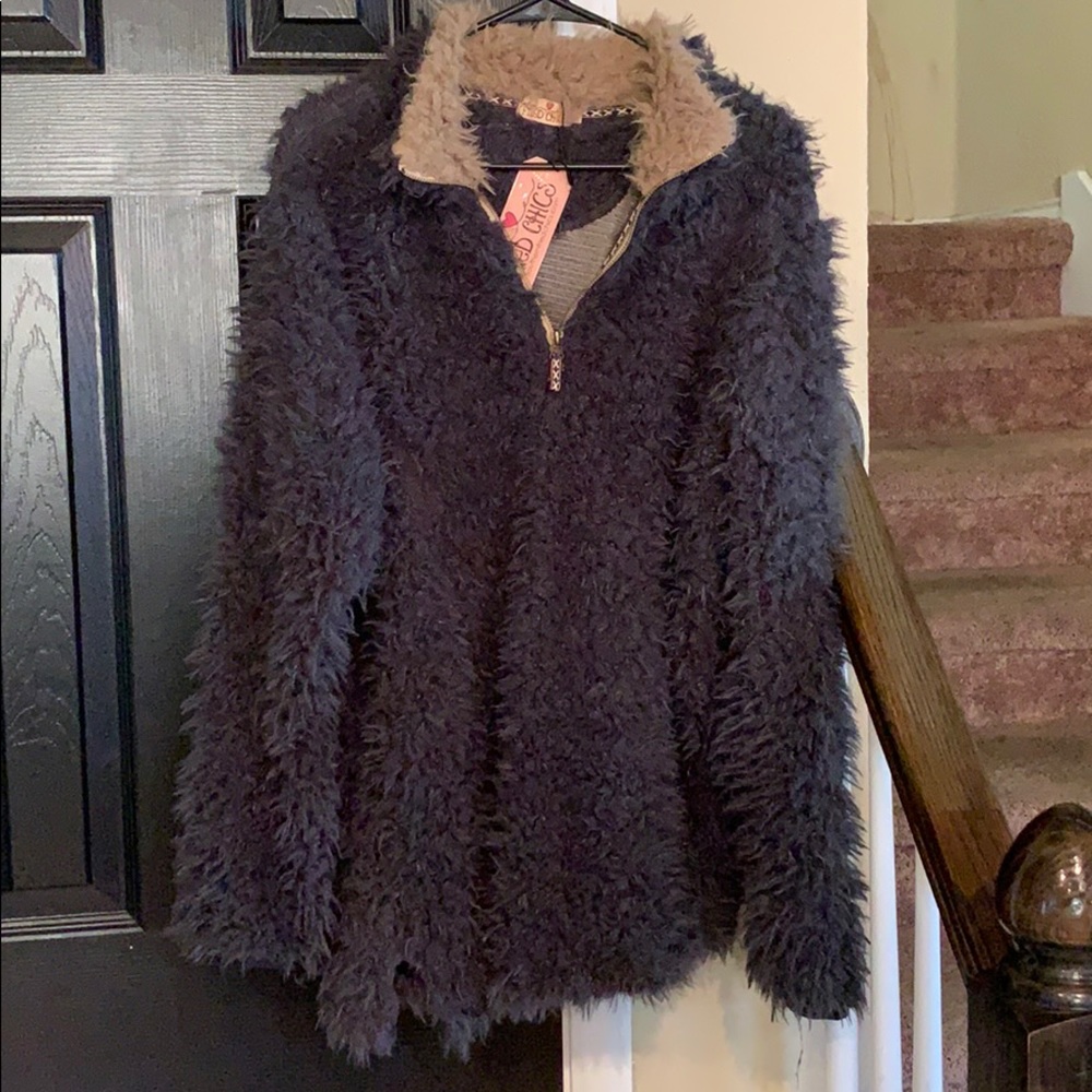 Sherpa pullover